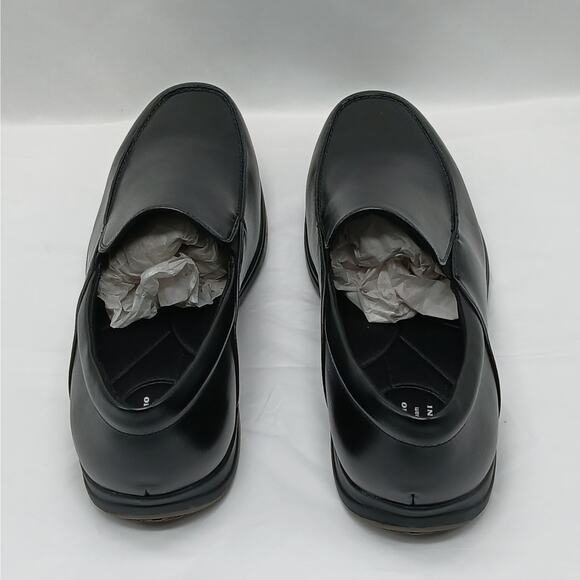Giorgio Brutini Abrams Mens Dress Shoes 9.5 Black Leather Slip On Memory Foam - Picture 5 of 11